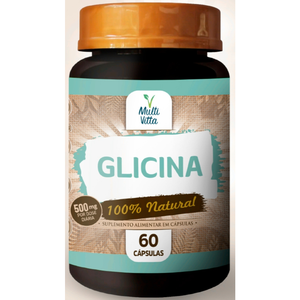 GLICINA 500MG 60 CAPS MULTIVITTA