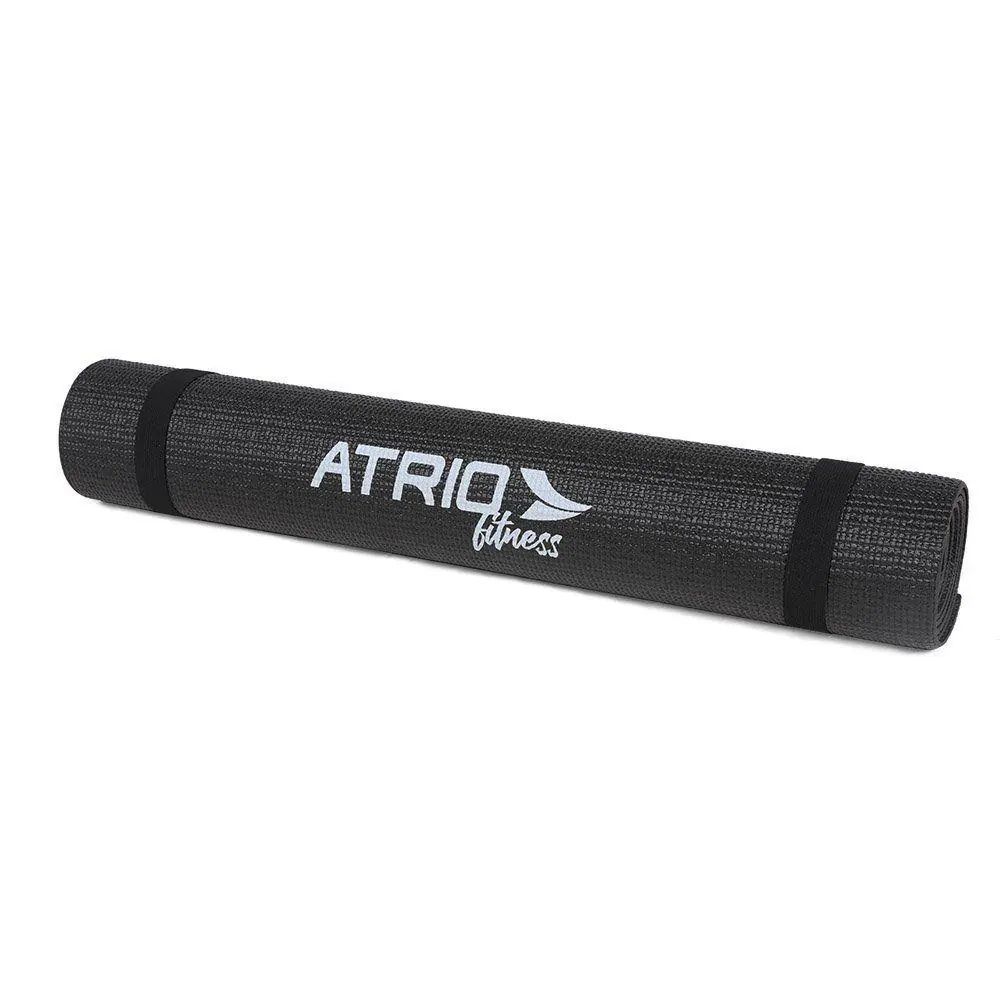 Tapete De Yoga Premium Pvc Preto Atrio