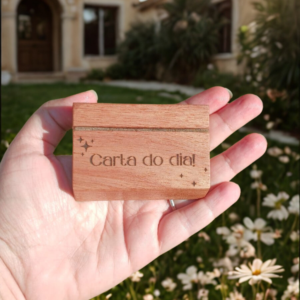 Suporte de Oráculo Carta Tarot Baralho Cigano Magic 1 ou 3 cartas Capi Varas Mágicas