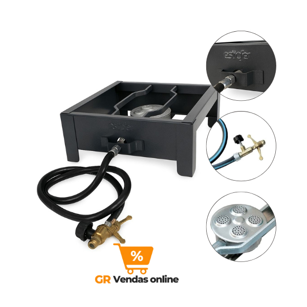 Fogão Fogareiro 1 uma boca Industrial Alta Pressão Estrada em Oferta na Shopee
