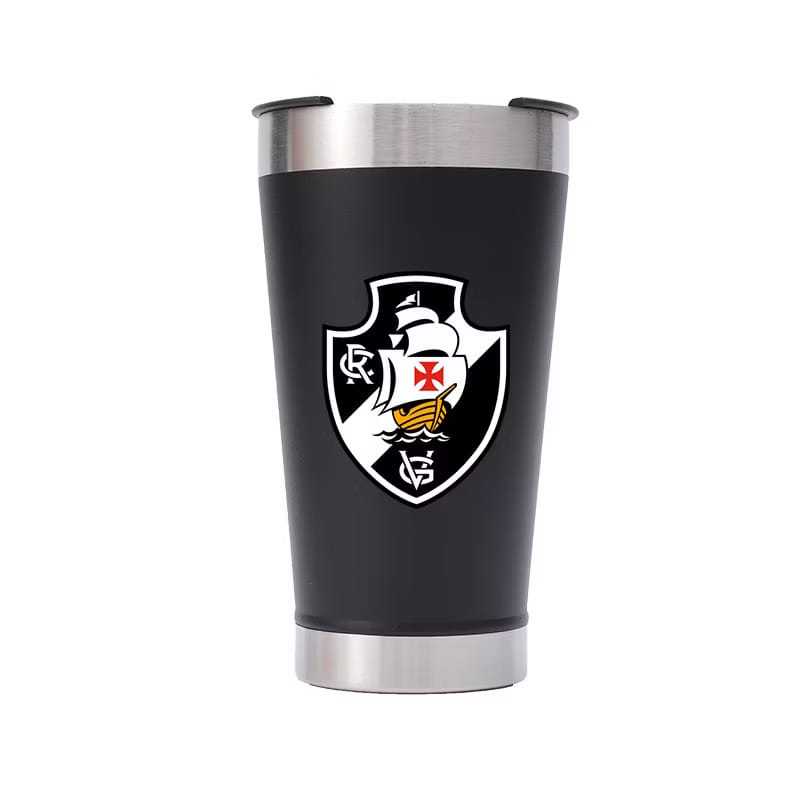ENVIO NO MESMO DIA-Copo Térmico de Time/Vasco Da Gama / Personalizado com tampa e abridor 473ml em Oferta na Shopee