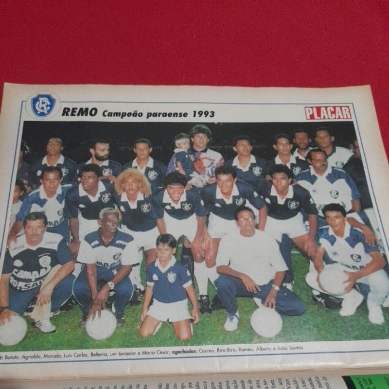 Pôster Placar Remo campeão Paraense de 1993