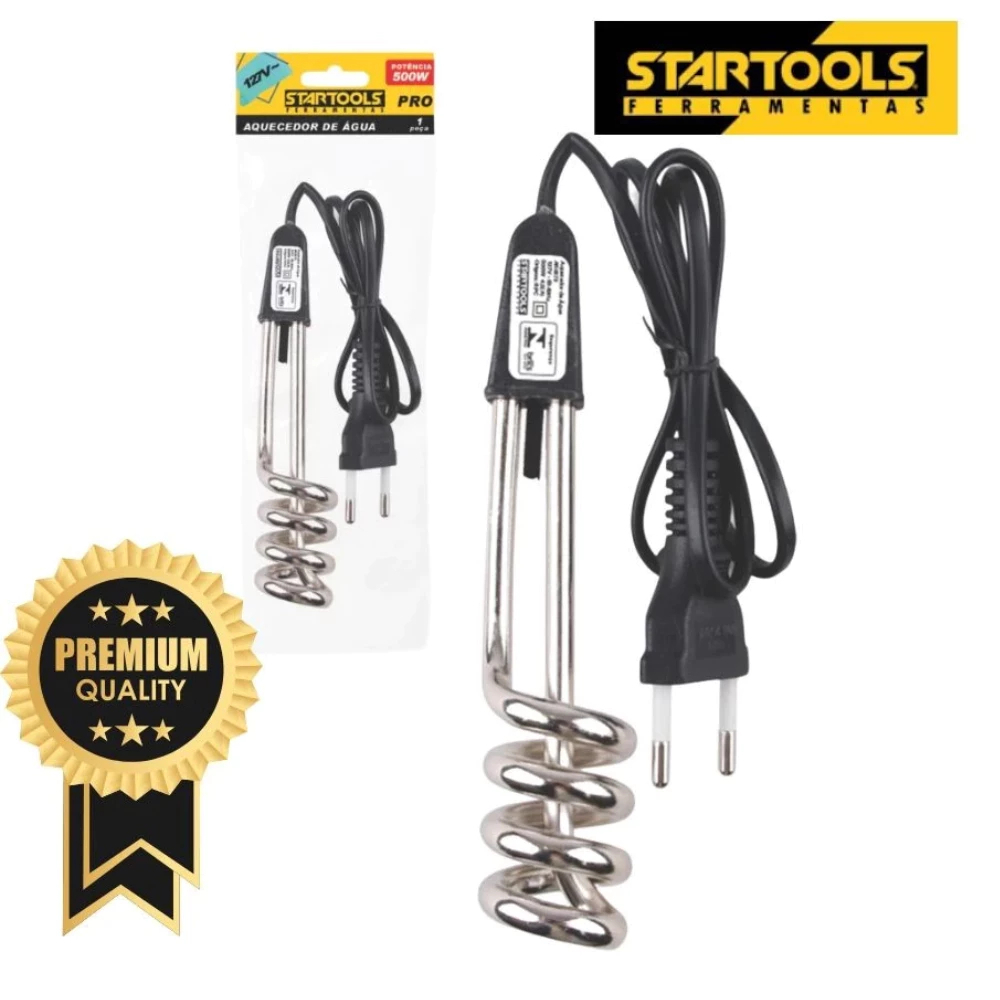 Aquecedor Ebulidor De Água Elétrico Ferve Rápido Portátil Rabo Quente Mergulhão StarTools 127V/220V em Oferta na Shopee