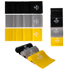 Kit Faixas Elásticas Band TPE T13 3 intensidades Acte