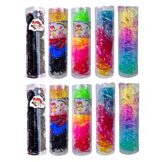 kit até 1000 Elásticos  de Cabelo Silicone e Scrunchies  Fitas Moda infantil ou Adulto Feminino em Oferta na Shopee
