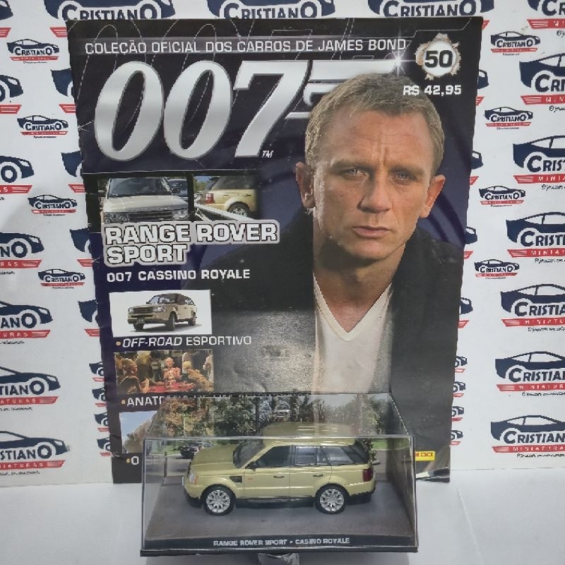 Range Rover Sport Casino Royale Coleção James Bond 007 1/43