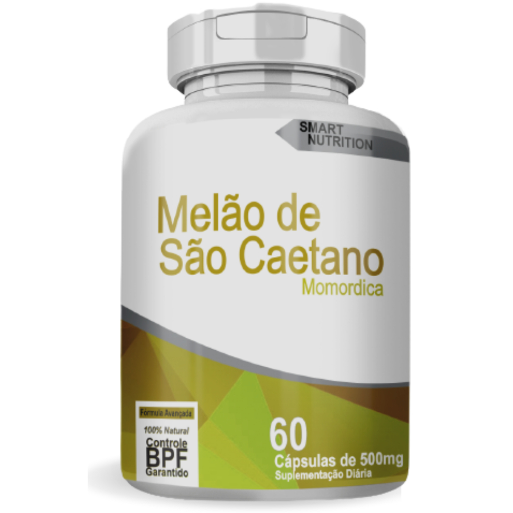 Melão de São Caetano 60 Cápsulas 500mg | Puro e Natural | Controle da Glicose e Saúde Digestiva