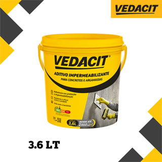 Aditivo Impermeabilizante Vedacit 3,6L Proteção Profissional Contra Infiltrações e Umidade em Oferta na Shopee