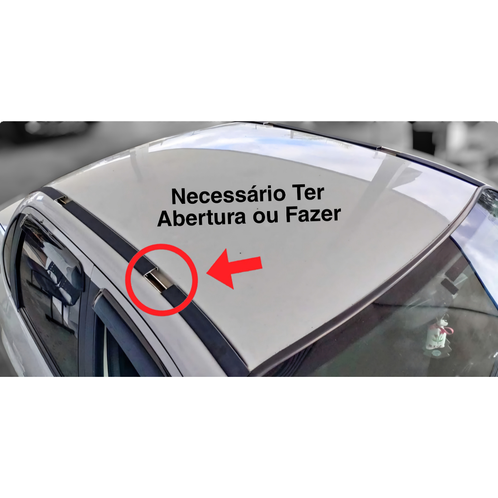 Rack Bagageiro De Teto Para Corsa Hatch/wind Fixado No Friso