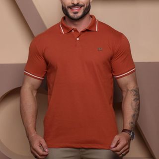Camiseta Polo Varias Cores Masculina Original Premium 100% Algodão em Oferta na Shopee