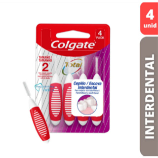 Escova Interdental  2.0mm Com 4 unidades  Colgate Higienie Aparelho e Protese Fixa em Oferta na Shopee