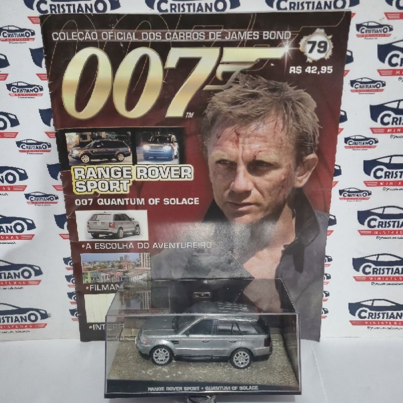Range Rover Sport Quantum Of Solace Coleção James Bond 007 1/43