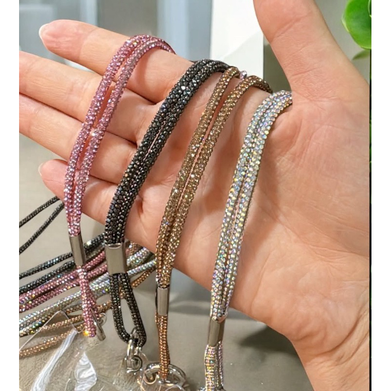 Cordão Smartphone Corrente Celular de Strass 60CM/65CM Acessório Pescoço Corpo