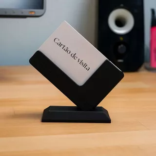 Porta-cartão de visita de mesa