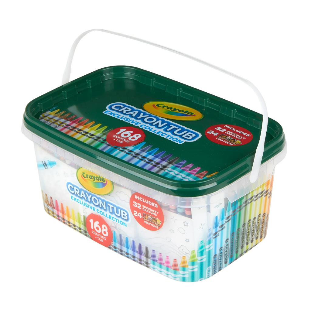 Caixa De Giz De Cera Crayola Crayontub Com 168 Peças