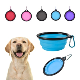 Pote Retrátil Portátil Pet 700ml Comedouro e Bebedouro Silicone Atóxico para Cães e Gatos Viagem Passeio em Oferta na Shopee