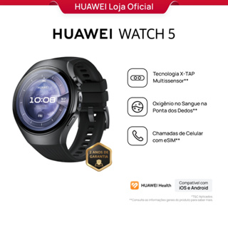 HUAWEI WATCH 5 | Smartwatch Relogio | Chamadas de Celular com eSIM em Oferta na Shopee