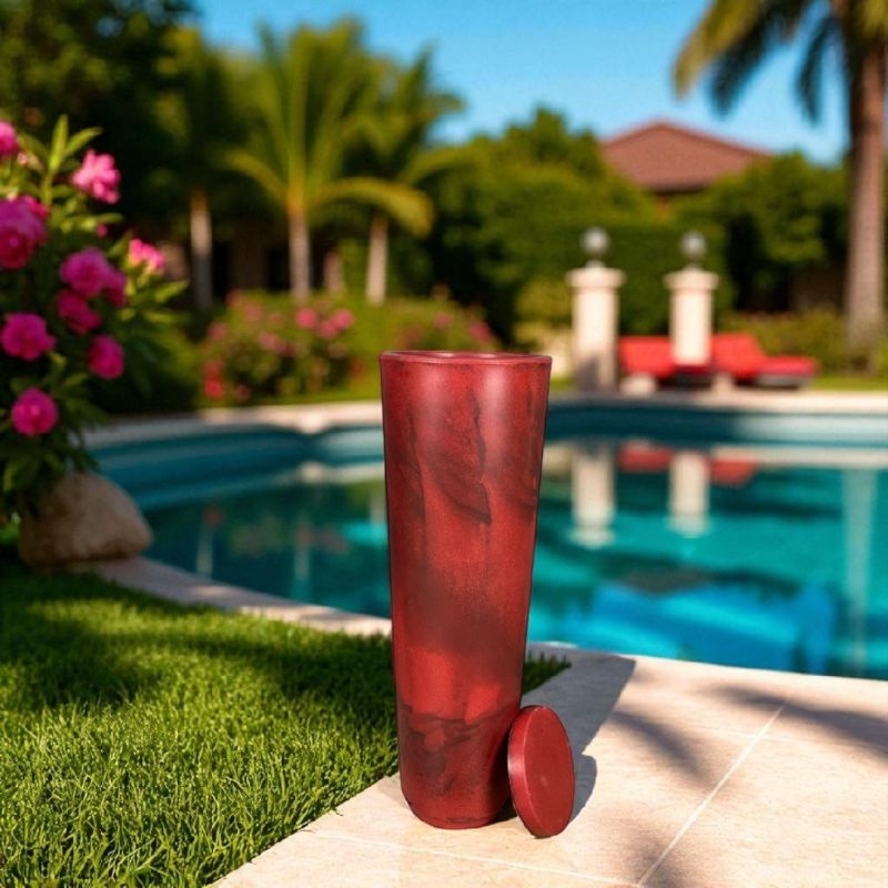 Vaso para plantas modelo coluna Ibiza  68x25 em polietileno