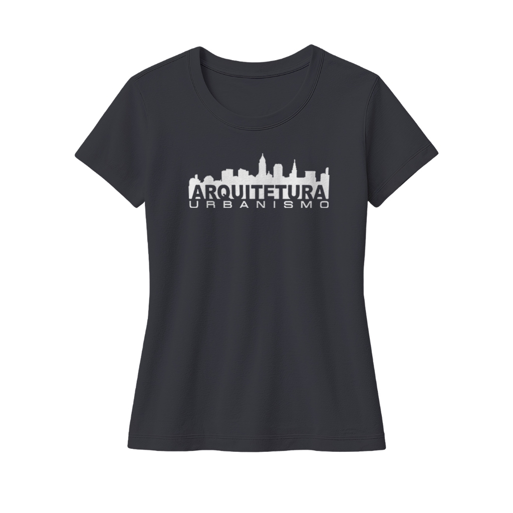 Camiseta Feminina Baby Look Arquitetura e Urbanismo Faculdade Formatura