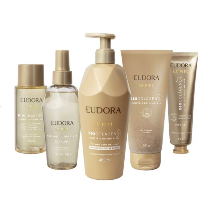 EUDORA LA PIEL LINHA COMPLETA ESCOLHA O SEU!! (AMBAR DOURADO, TAMARA EGIPICIAS, LOTUS DO ORIENTE, CRISTAIS DO HIMALAIA) em Oferta na Shopee