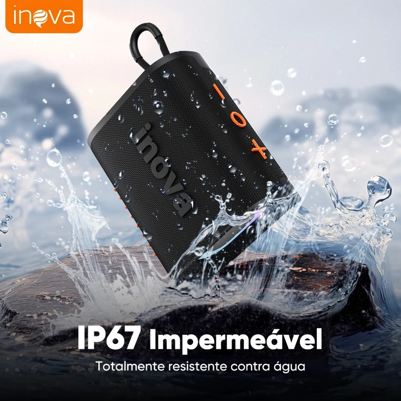 Caixa de Som Bluetooth Go 4 Pro da Inova Portátil à Prova D'Água — foto 5