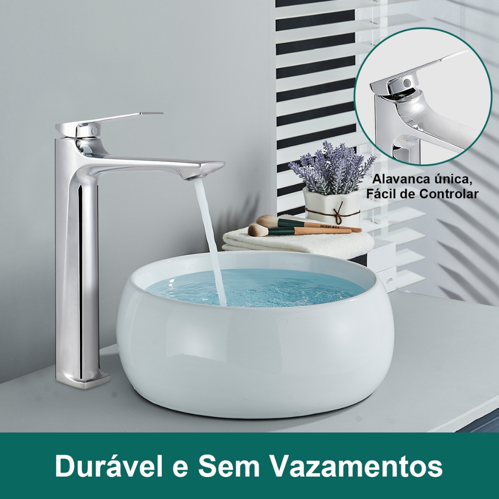 Torneira Monocomando Banheiro Torneira Misturador Bica Alta Yesop
