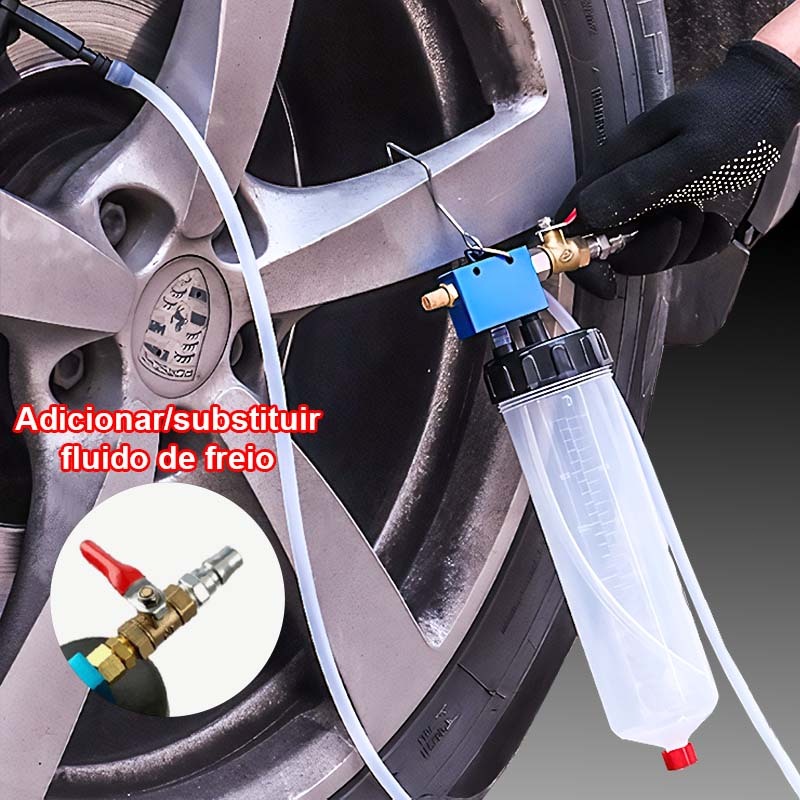 Ferramenta de troca de óleo de freio de carro para Automóveis e Motocicleta Kit Drenado