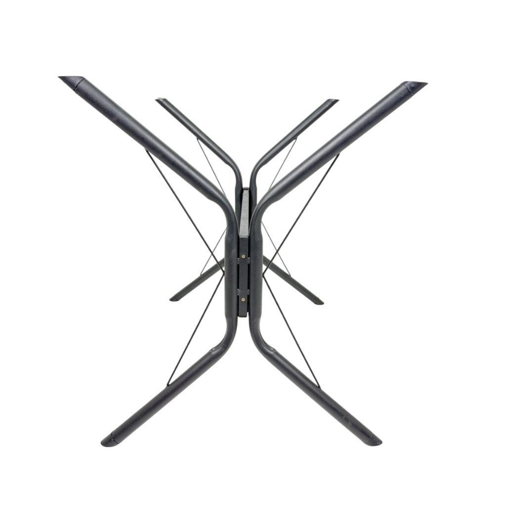 Base de Mesa de Jantar Retangular em Aço – Estrutura Reforçada Tampo de Vidro Granito Madeira ou MDF