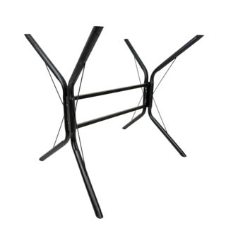 Base de Mesa de Jantar Retangular em Aço – Estrutura Reforçada Tampo de Vidro Granito Madeira ou MDF em Oferta na Shopee