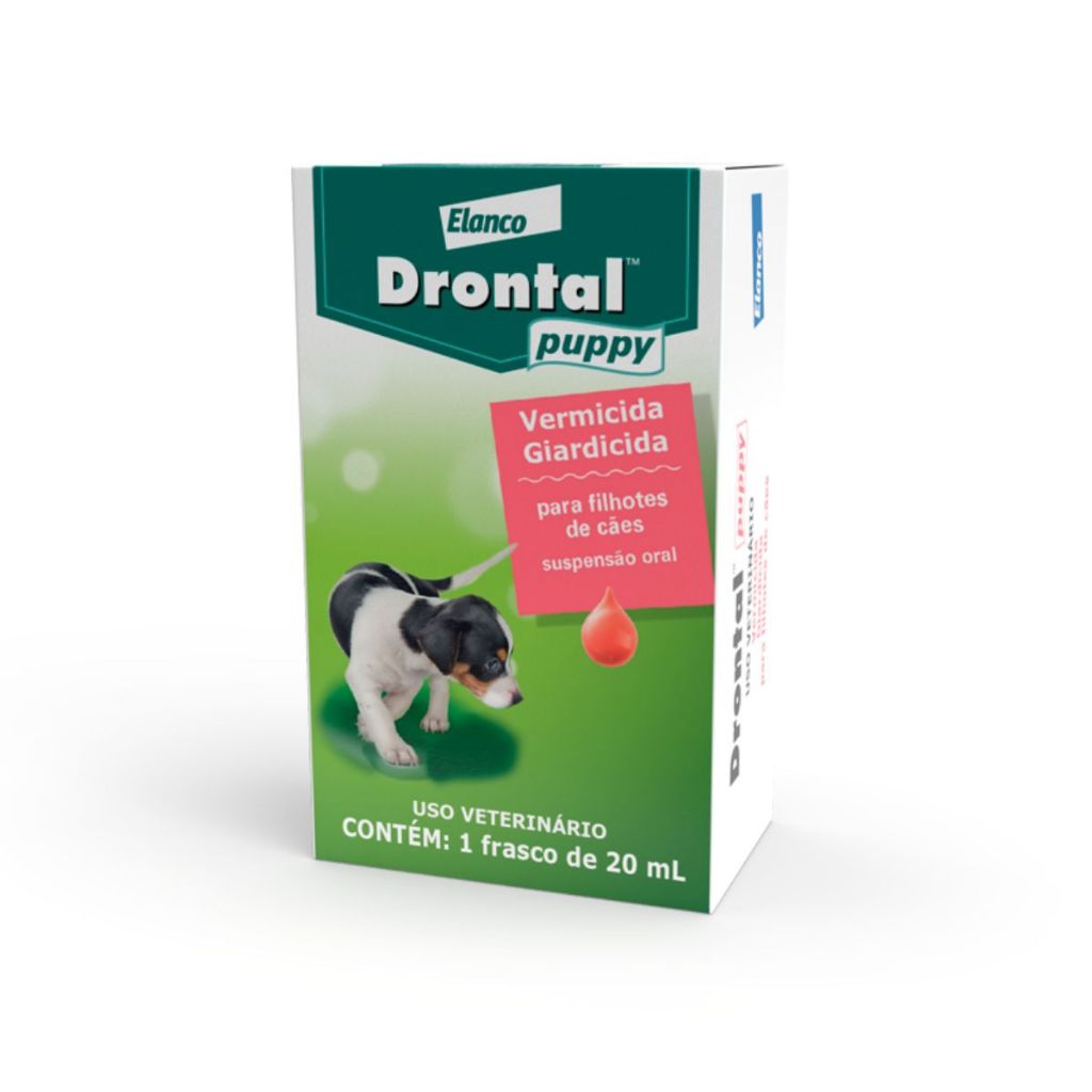 Vermífugo Drontal Puppy Frasco 20ml Filhotes Cães - Elanco em Oferta na Shopee