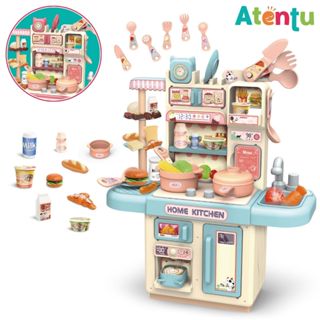 Cozinha Infantil Brinquedo com Luz Sai Água de Verdade Fogão 33 Acessórios em Oferta na Shopee