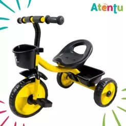 Triciclo Infantil com Pedal Atentu Motoca Passeio Menino Brinquedo