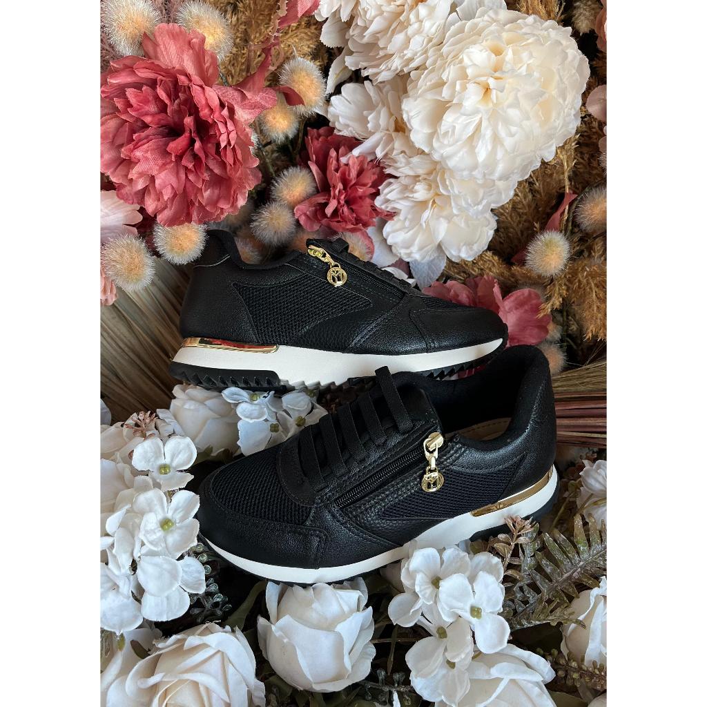 Tênis Sapato Feminino Modare Nylon Kansas Preto Nude Branco Zíper 7405.103 Confortável Estilo