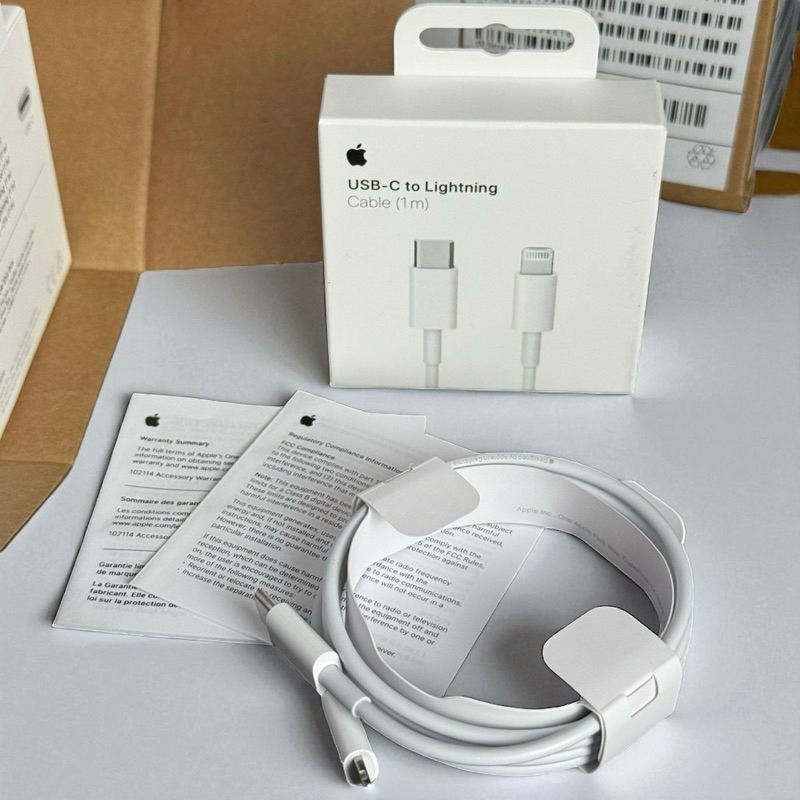Cabo Original Apple USB-C para Lightning 1 Metro – iPhone, iPad, Carregamento Rápido