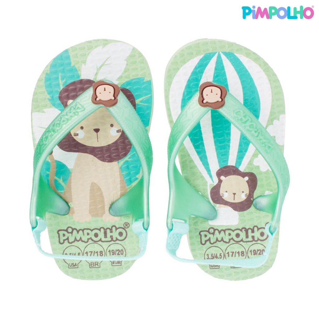 Sandália Praiana Baby Verde Leão Menino Pimpolho em Oferta na Shopee