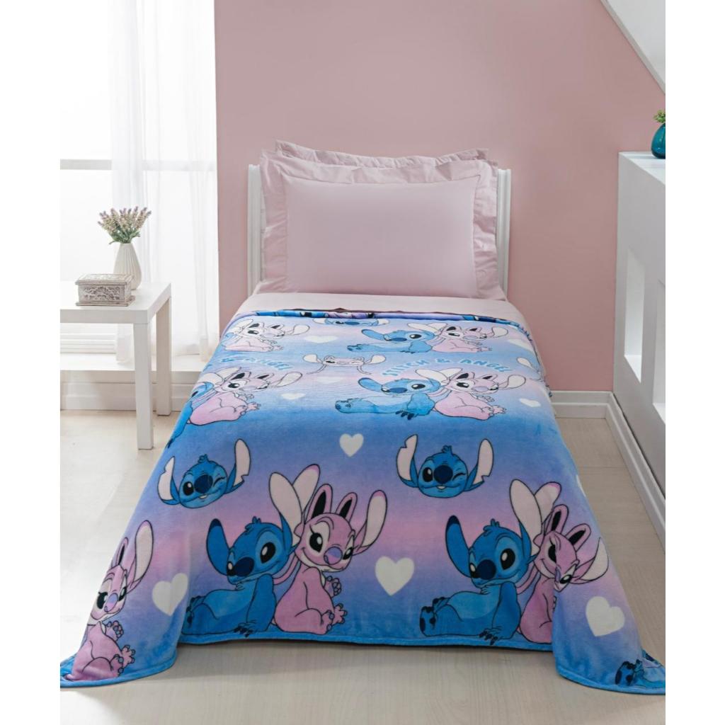 Manta Cobertor Solteiro Infantil Extra Macia Antialérgica Stitch Carros Homem Aranha Vingadores em Oferta na Shopee