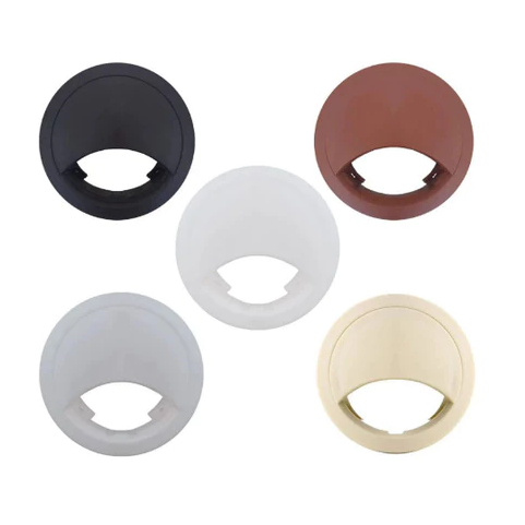 5 Passa fio guia cabo mesa escritório várias cores 46mm e 60mm em Oferta na Shopee