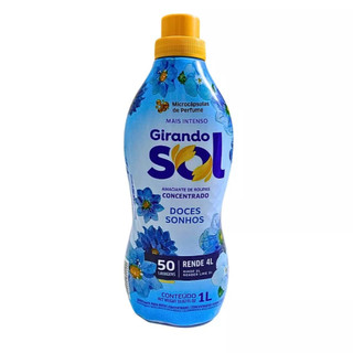 Amaciante de Roupas Concentrado 1L Girando Sol - AZUL DOCE SONHOS