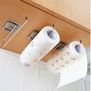 Porta Papel Toalha e Suporte de Filme de Alumínio para Parede de Cozinha em Oferta na Shopee