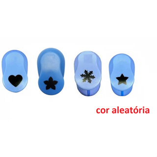 Kit 4 Cortador Perfurador Furador De Papel e E.V.A - 16mm - 1,6cm - ESTRELA - CORAÇÃO - FLOCO DE NEVE - FLOR 5 PONTAS em Oferta na Shopee