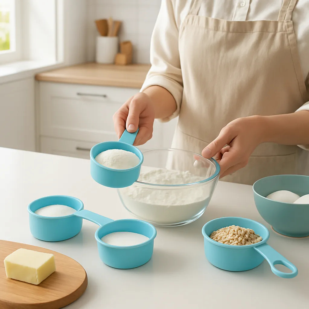 Kit Medidores Xícara Medidora 4 peças Azul. Perfeição na sua cozinha!!!