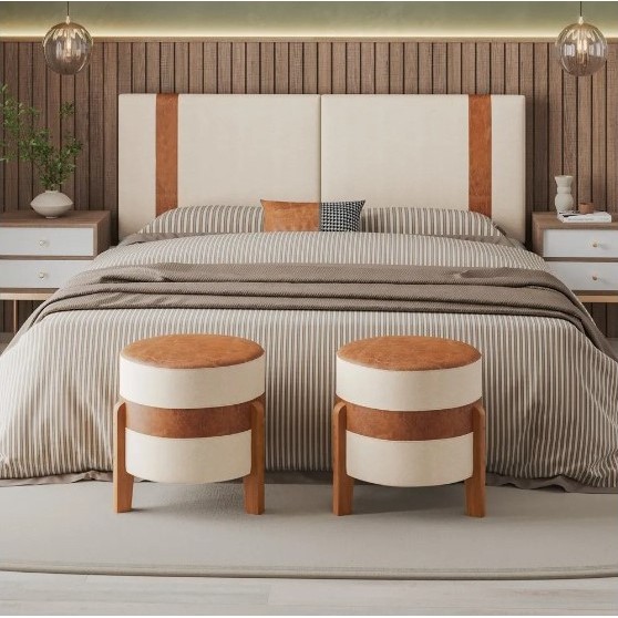 Cabeceira Cama Queen Couro: Onde Comprar | BuscaProdutos