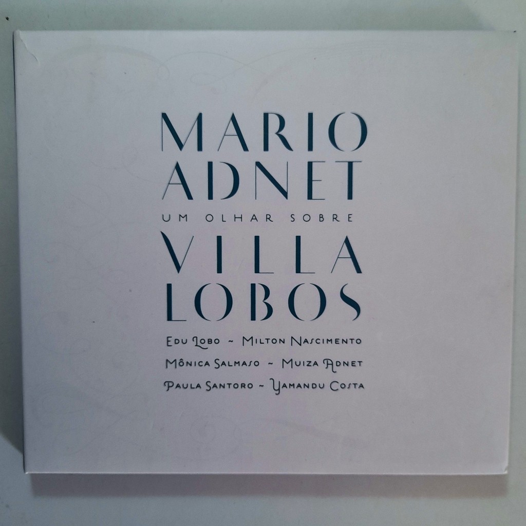 Cd Mario Adnet, Um olhar sobre Villa-Lobos. Seminovo. C/ Yamandu Costa, Edu Lobo etc