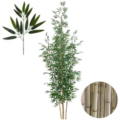 Bambu Artificial Da Sorte Alto Gigante 260cm Decorativo Sem Vaso