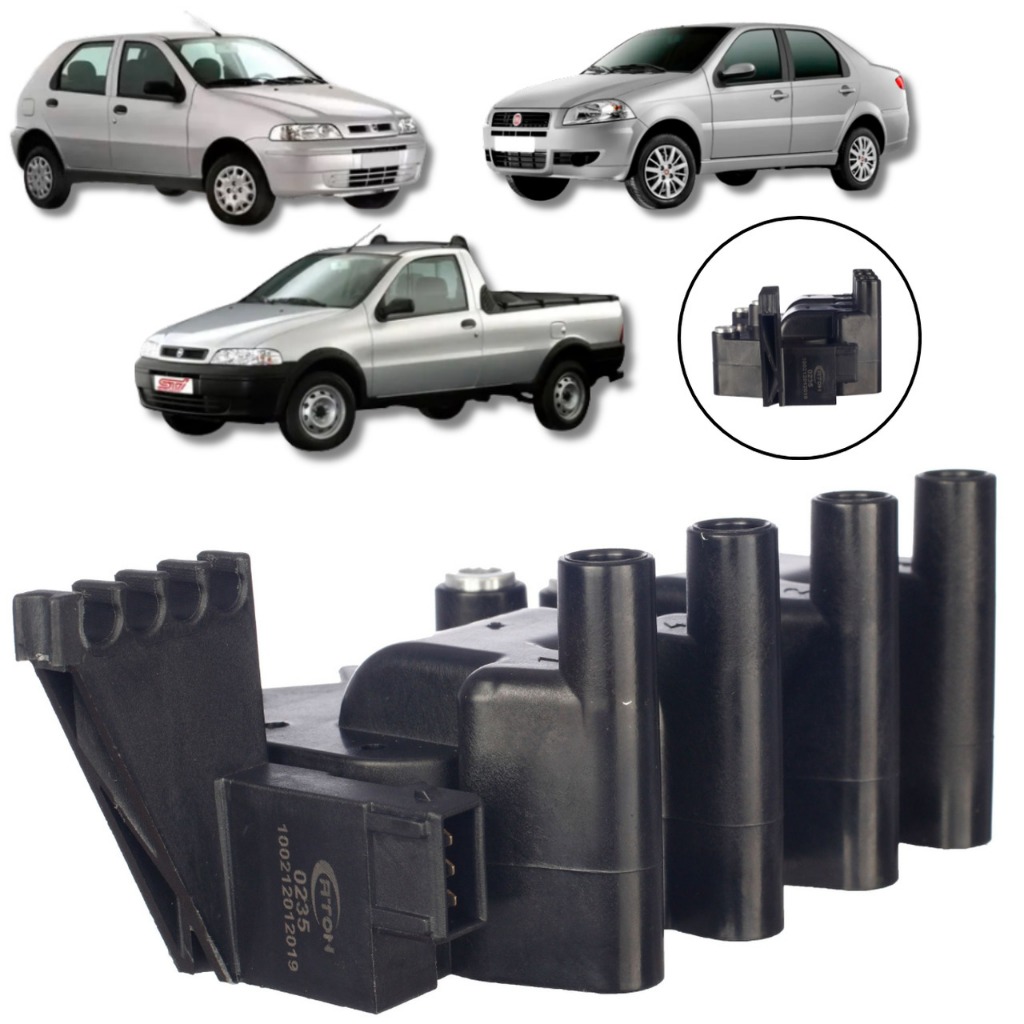BOBINA DE IGNIÇÃO FIAT PALIO 1996/2003 BRAVA SIENA em Oferta na Shopee
