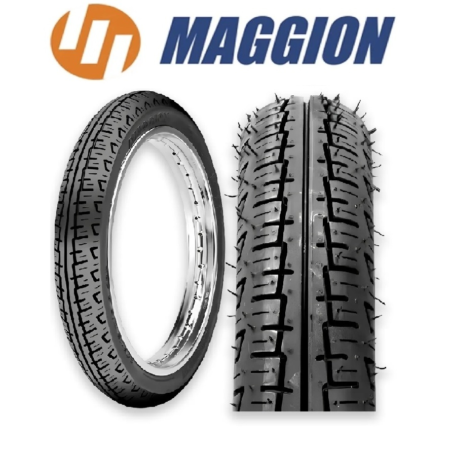 Pneu Moto Maggion Winner 80/100-18 Dianteiro Uso Com Câmara Titan Fan CG Ybr Factor