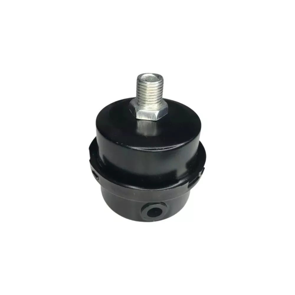 FILTRO EM AÇO 1/4 COM ELEMENTO FILTRANTE PARA COMPRESSOR DE AR