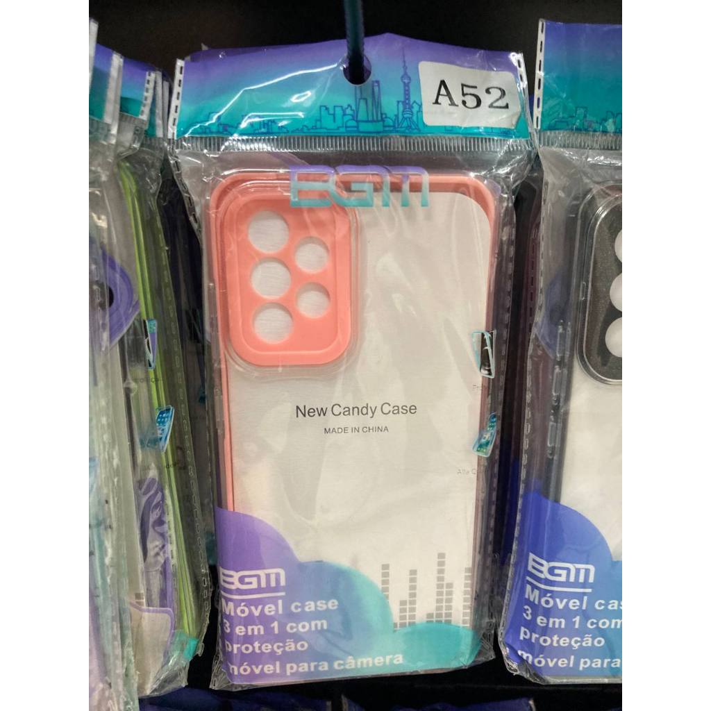 capa 3 EM 1 samsung galaxy case modelos Proteção Frente e verso Capinha Transparente