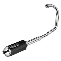 Escapamento Fan 125 2009 a 2019 Fortuna Mini Tri Honda Pronto para Instalar