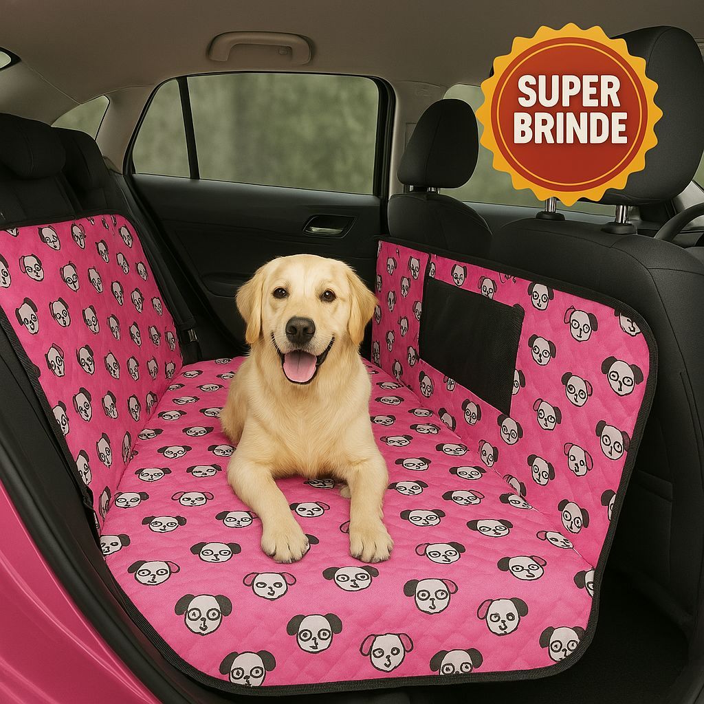 Capa Protetora Banco Traseiro Impermeável Pet com Viseira Capa Pet Carro